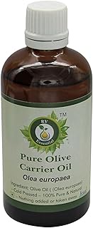 Olive Oil | Olea Europaea | Pure Olive Oil | For Hair | Unrefined | 100% Pure Natural | Cold Pressed | 10ml | 0.338oz By R V Essential