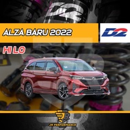 D2 Hi Low High Low Body Shift Adjustable Absorber Axia Bezza Aruz Ativa Saga Wira Myvi Coilover High