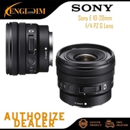 Sony 10-20mm f/4 G Lens | E PZ 10-20mm