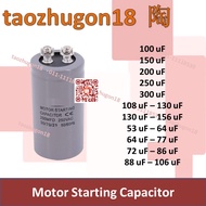 Motor Starting Capacitor Kapasitor Starter Mesin 250V 450V 330V I 100uF 150uF 200uF 250uF 300uF