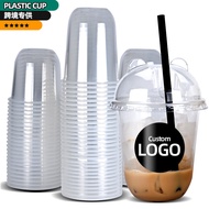 Cawan plastik berbentuk 95u-adat gelembung boleh guna boba teh cawan