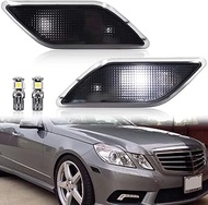 Smoke Lens Front Bumper Side Marker Lights Lamp Housing for 2010-2013 Mercedes-Benz W212 E-Class Pre