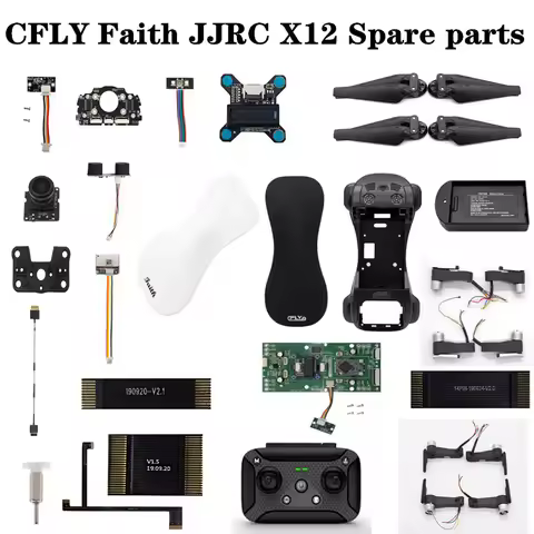 CFLY Faith JJRC X12 RC Drone Original SPare parts blade GPS Cable Charger arm Camera Remote control 