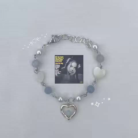 Lana del rey inspired bracelet Handmade