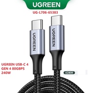 UGREEN UG-L706-65383 USB-C 4 GEN 4 80GBPS 240W - UGREEN USB C CABLE