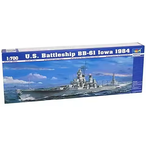 Trumpeter 05701 Assembly Model 1/700 US BB-61 USS Iowa Battleship Model 1984 for Military Model Hobb