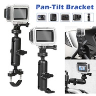 Motorcycle Handlebar Mount 360 Rotatable Shockproof Aluminum for GoPro Insta360 Action Camera 1/4