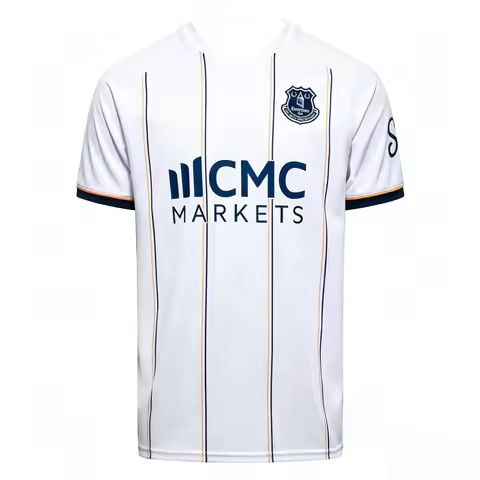 2026 New Hot Y2k Men's Everton Home Blue Soccer Jersey Short Sleeve Breathable Football Shirt Fans V