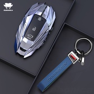 Car Remote Fob Key Case Cover Bag For Hyundai N Performance i30 Kona Veloster Palisade Grandeur Elan
