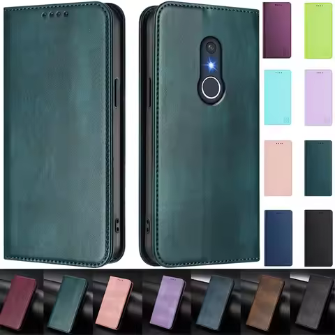 Arrows BE4 Plus Magnetic Case for Fujitsu Arrows BE4 Plus BE 4 3 Capa Leather Wallet Book Case for F