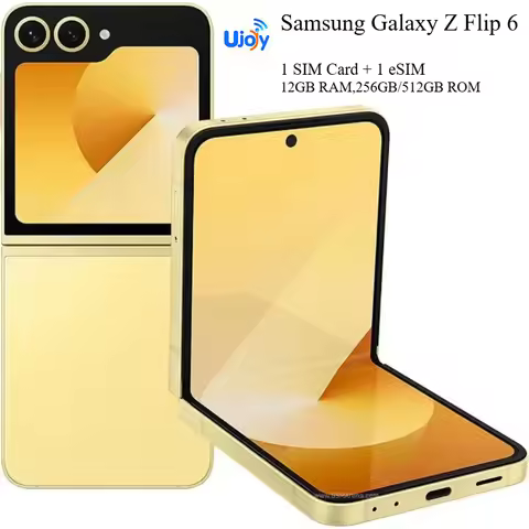 Foldable Phone Samsung Galaxy Z Flip 6 5G 8GB RAM + 256GB ROM Dual SIM (1SIM+1eSIM) Network Unlocked