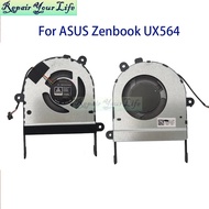 Notebook CPU GPU Cooler Radiator Fan For ASUS ZenBook Flip 15 UX564 UX564EI UC564PH 13NB0SC0T04011 D