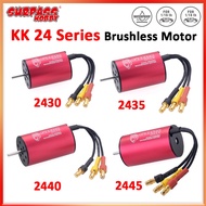 SURPASS HOBBY KK 2430 2435 2440 2445 Waterproof Brushless Motor 2/2.3mm Shaft For 1/16 1/18 RC Car T
