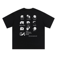 ERD Hesitation Second Gen Women's Simple Print Short Sleeve Loose Fit T-shirt - Summer