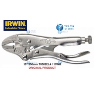 [ 1 UNIT ] IRWIN VISE-GRIP CURVED LOCKING PLIER WITH WIRE CUTTER (10 INCH/250MM)