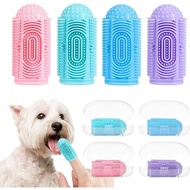 Dog Toothbrush Dog Tooth Brushing Kit Dog Finger Toothbrush for Dog Teeth Cleaning&Dog Dental Care,C