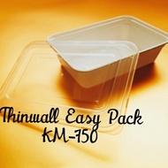 KM 750 Plastic Lunch Box ML / Thin Wall 750 ML / Food Container