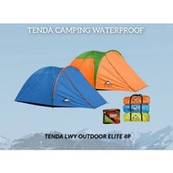 TENDA Double Layer Tent Capacity 4-5 Person Waterproof