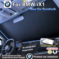 For BMW iX1 Car Sunshade Windshield Special Summer Sun Protection And Heat Insulation Cover Shade Su
