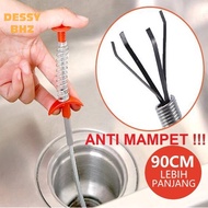 Pipe Drain Clamp 90 cm Long Sink Trash Clamp - Clogged Water Pipe Drain Toilet
