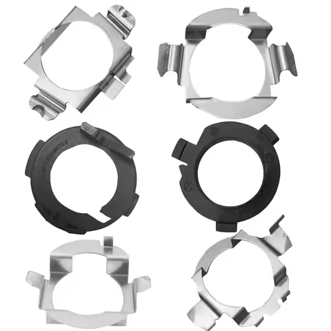 H7 LED Headlight Bulb Holder Adapter Retainers for Audi Benz Hyundai Kia