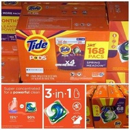 [2306] 美國進口 Tide Pods 3合1即溶果凍洗衣球增量裝 168粒