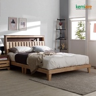 [Chemiere] Harrison wooden queen bed frame (A/B) KBD-301