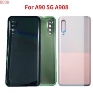 Back Cover For Samsung A90 5G A908 A908F SM-A9080 Battery Cover Rear Door Housing Case with Camera F