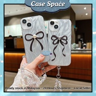 Realme 5 5i 5s 6i C3 C12 C15 C35 C55 C63 C65 C67 ribbon pearl chain laser feather case casing cover 