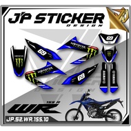 WR 155 STRIPING STICKER WR 155 - STRIPING STICKER LIST MOTORCYCLE YAMAHA WR 155 HOLOGRAM VARIATIONS 