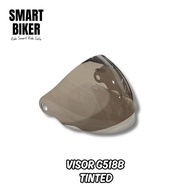 VISOR HELMET XDOT G518B (TINTED SILVER RAINBOW)