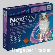 Wqq02 Nexgard Spectra Size L, Original Merial 6V1Ggh Worms For Dogs
