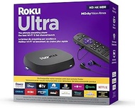 Roku Ultra LT (4K/HDR/HD) Streaming Player with Enhanced Voice Remote, Ethernet W/Premium 6FT 4K Ready HDMI Cable &amp; 64GB MicroSD for Faster Channel Loading (US Version)