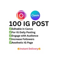 100 Idea Post Instagram yang Menarik Untuk Boost Engagement & Followers | Editable in Canva