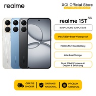 Hp realme 15T 5G 8/128GB 8/256GB RAM 8GB+10GB Extended ROM 256GB realme Terbaru 2025 Garansi Resmi