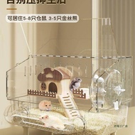 Silk Golden Bear Force Small Hamster Cage Hao F99SMM8T Hua Villa Acrylic Honey Bag Anti-Glider Trans