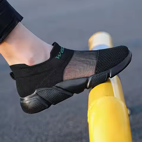 Women Running Shoes Mesh Loafers Femal Outdoor Walking Shoes Chaussure Femme Soft Lightweight Sneake