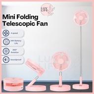 LUV LIFE Telescopic Folding Portable 7200mAh Wireless Fan Rechargeable Battery Length 100cm