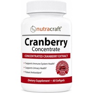 Nutracraft Cranberry Extract 50:1 (252mg per Softgel) with Vitamin C (20mg) & Vitamin E (1.4mg) – Ur