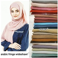 Shawl Malas / Arabic Cotton Wideshawl / Shawl Arabic fringe wideshawl / Arabic Shawl no need iron