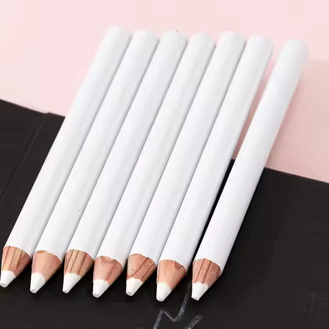 6pcs White Tailor Pen Fashion Dress Marker Sewing Tools Chalk Cut-free Tailor Garment Pencil Sewing 