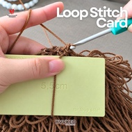 [HVVKED] Loop Stitch Card for Knitting Knitting Knitting Accessories