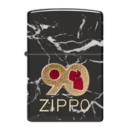 49864 Zippo 90th Anniversary Commemorative Edition  ของแท้ (Empty Zippo Lighter without Fuel ไฟแช็กเ