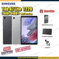 SAMSUNG TABLET SERIES Tab A7 Lite Wi-Fi version T220 (4GB+64GB) / A7 T500 (3GB+32GB) 1 Year Original Warranty Malaysia