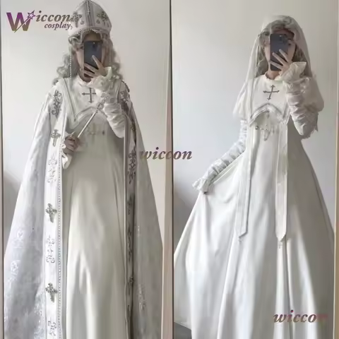 WuHu Original Ouji Jirai kei Lolita Long Dress Cape Gothic Outfits Rococo Queen Prince Style Hallowe