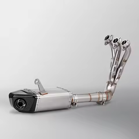 For MT09 FZ09 V3 2021-2023 XSR09 Motorcycle Exhaust system Front Tube Link Pipe Connect Original ful