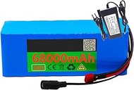 36V 68AH Electric Bicycle Battery Lithium Ion Battery E-Bike Electric Bicycle With BMS + Loader + XT