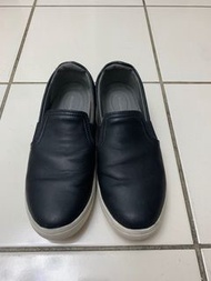 rockport 經典款休閒皮鞋 懶人鞋 平底鞋24cm/4.5 黑色