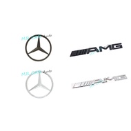 MERCEDES AMG FRONT & REAR BONNET EMBLEM / LOGO / TOP MARK (OEM)