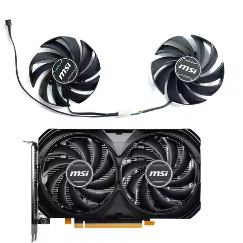New Cooler Fan 87MM 4PIN PLD09210S12SS for MSI GeForce RTX 4060 VENTUS 2X BLACK 8G OC graphics card